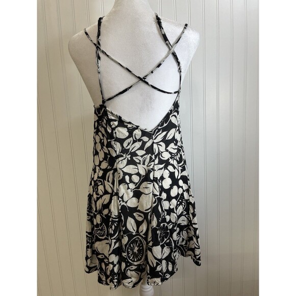 Anthropology Top or Dress. Black /Tan criss-cross Back Straps Sz‎ XXSM - Picture 6 of 6